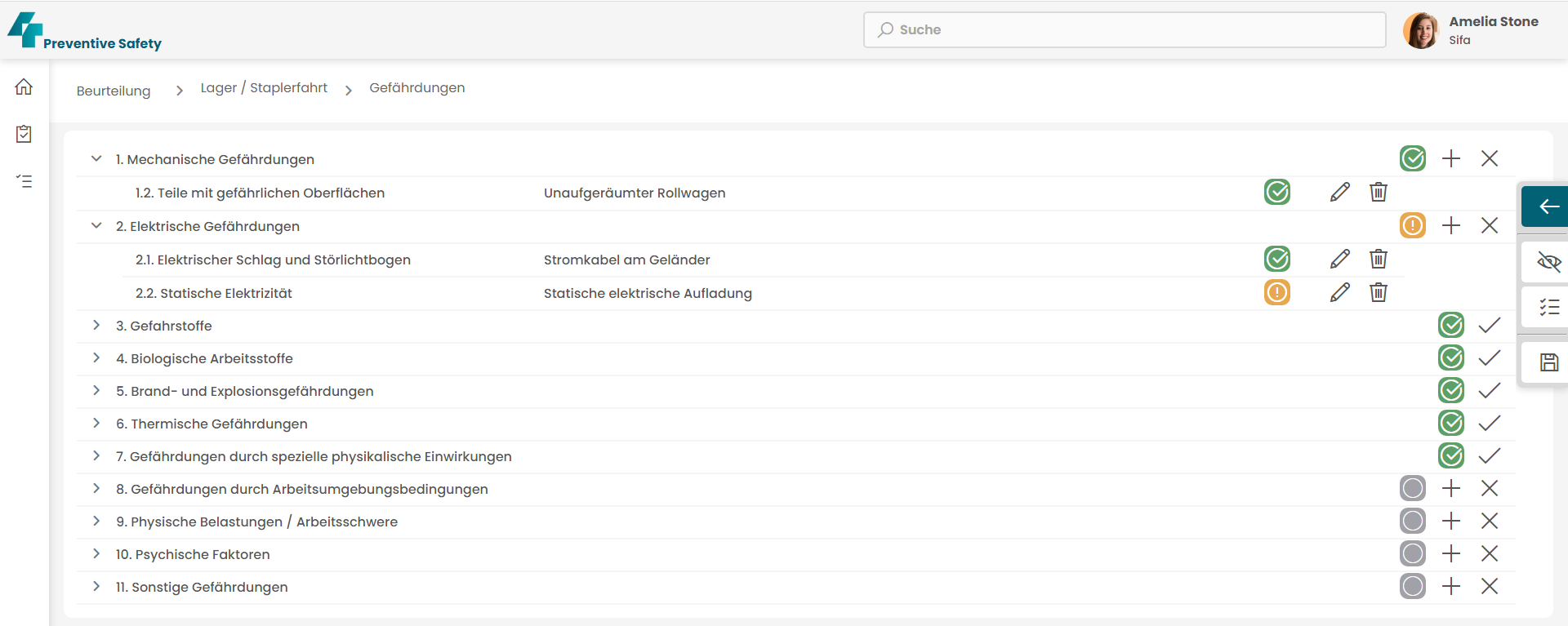 screenshot of 4TY Preventive Safety